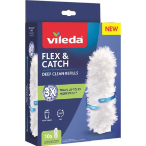 Сменные насадки на пипидастр Vileda Flex & Catch, 10 шт